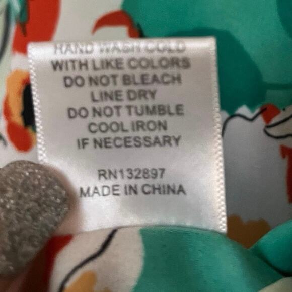 Rose & Olive Women Top Floral Blouse Multicolored Long Sleeve Small - Picture 6 of 8